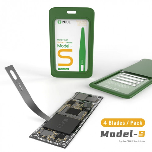 Lames de finition manuelle 2UUL pour le décollage/retrait d'écran de téléphone IC, modèle : S S28001419-02